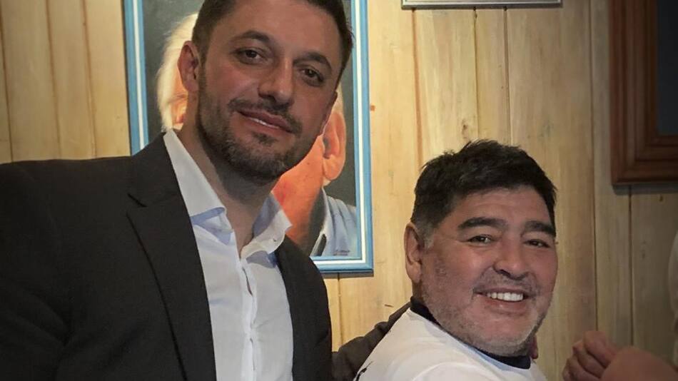 Matías Morla y Diego Maradona, NA