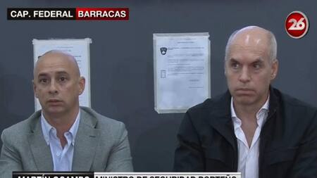 Horacio Rodríguez Larreta y Martín Ocampo