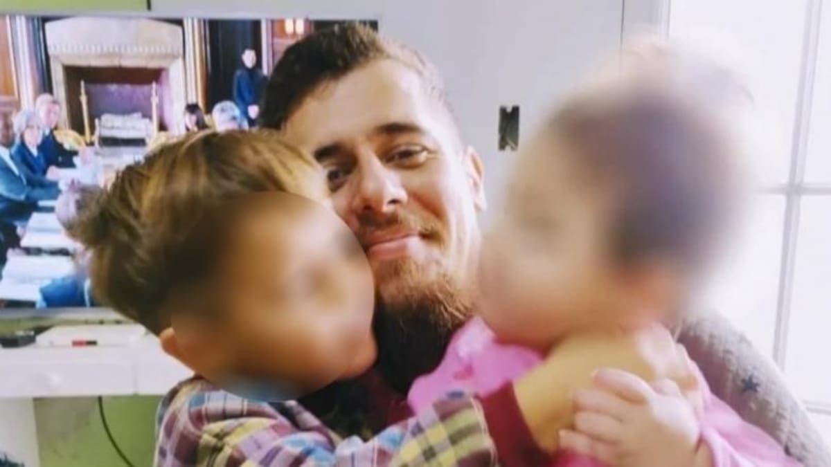 Cristian, el padre de Lucio Dupuy, foto NA