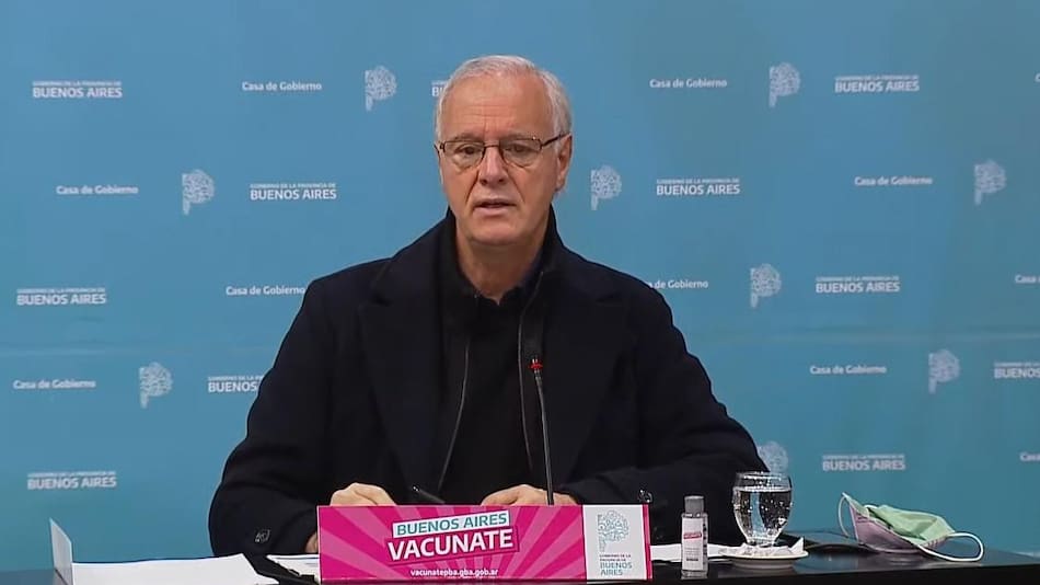Daniel Gollan, ministro de Salud de la Provincia, captura YouTube