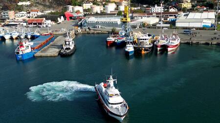 Regreso a Italia de los inmigrantes enviados a Albania. Foto: REUTERS.