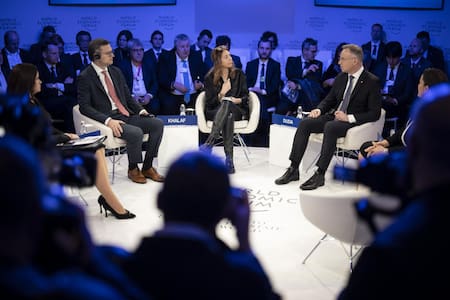 Foro de Davos. Foto: EFE