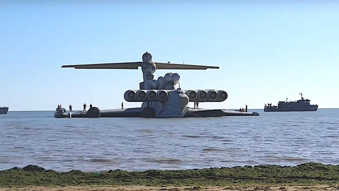 El Ekranoplano “el monstruo del mar Caspio”