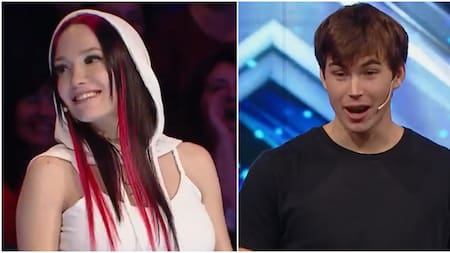 La Joaqui y el mago. Fotos: captura.