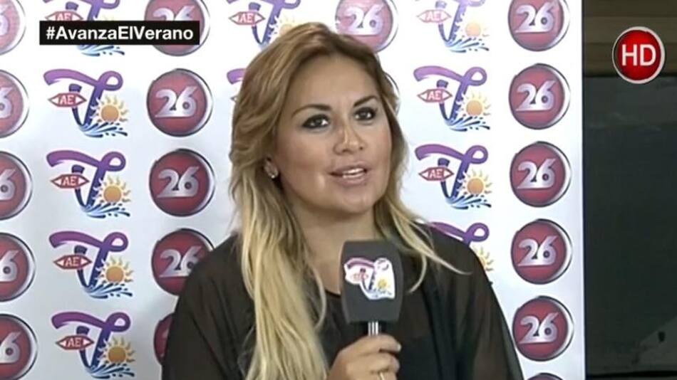 Verónica Ojeda con Canal 26