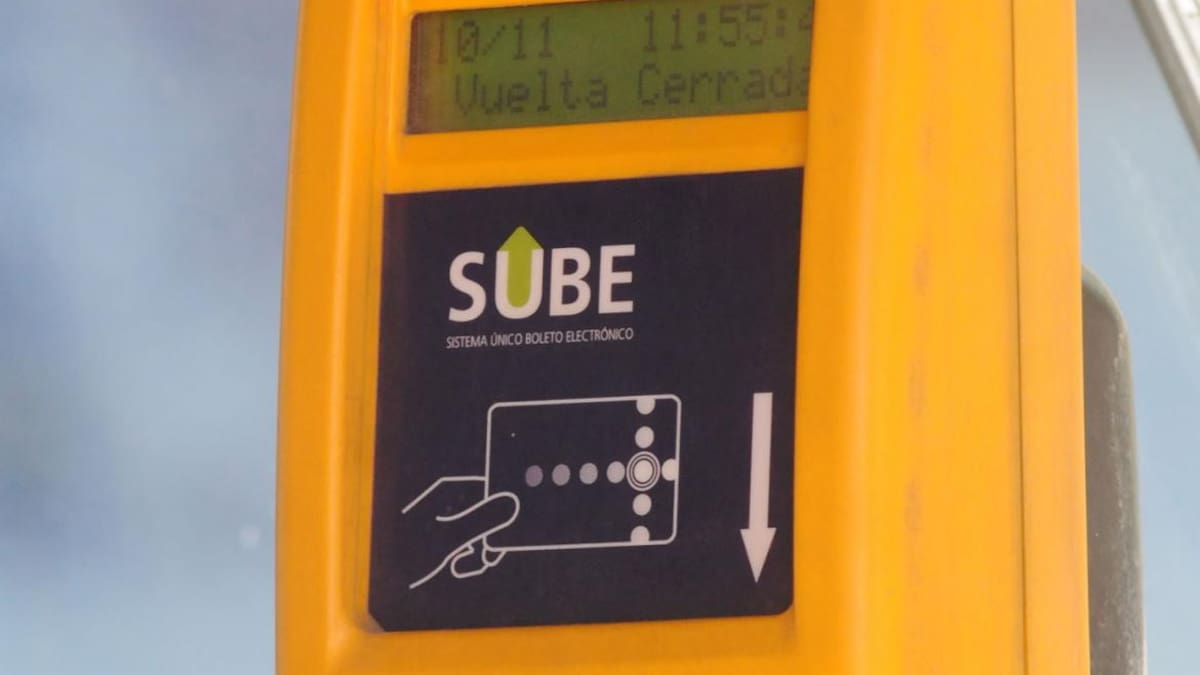 Tarjeta SUBE, transporte público, NA