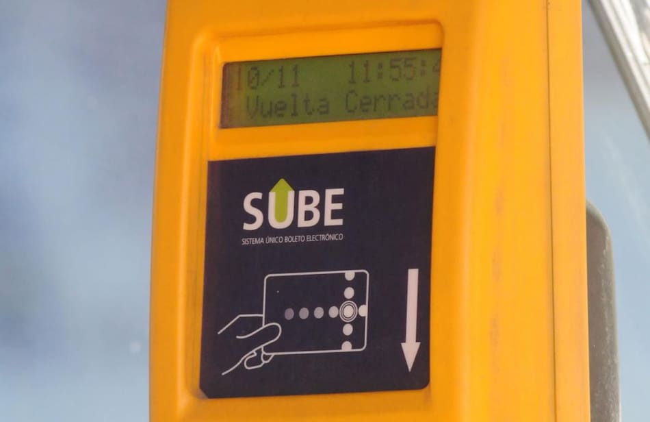 Tarjeta SUBE, transporte público, NA