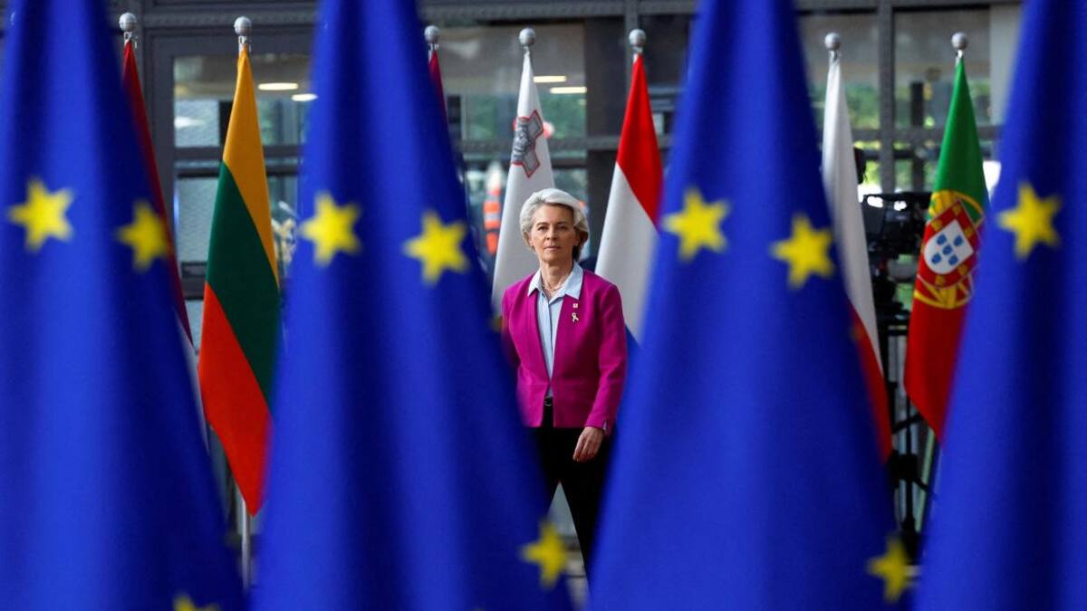 Presidenta de la Comisión Europea en la cumbre de líderes europeos_Reuters