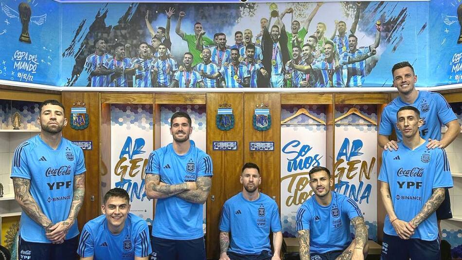 Campeones del Mundo; Selección Argentina. Foto: NA.