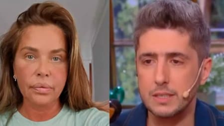 Nazarena Vélez y Jey Mammon. Foto: NA