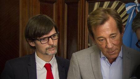 Sabino Vaca Narvaja, Luis María Kreckler.embajador argentino en China, Foto NA