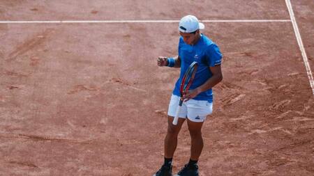 Sebastián Báez en el ATP de Bastad. Foto: @NordeaOpen.