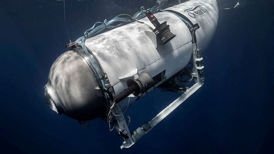 "Implosión catastrófica": la teoría que explica el trágico final de los pasajeros del submarino Titan. Foto: Reuters.