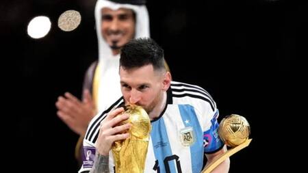 Un nuevo objetivo en la vida de Messi. Foto: NA