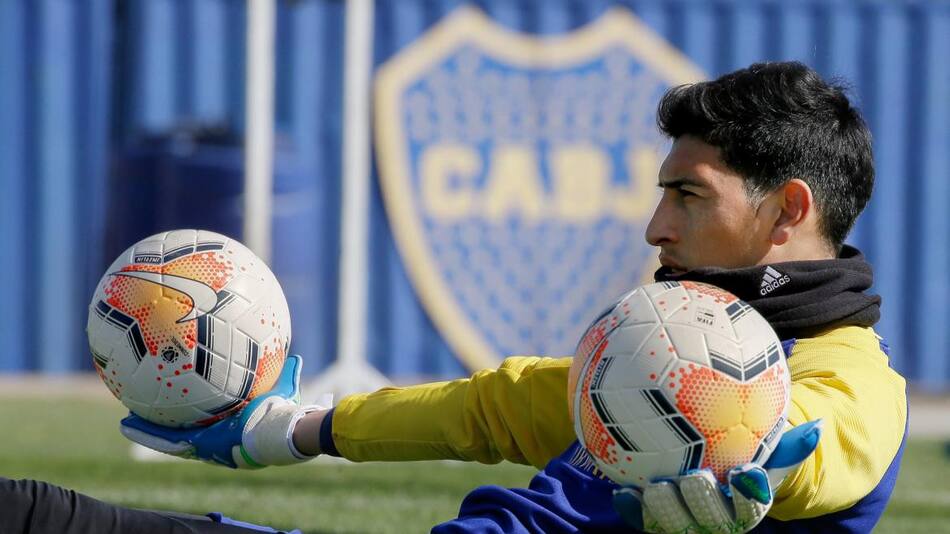 Esteban Andrada, arquero de Boca, foto NA