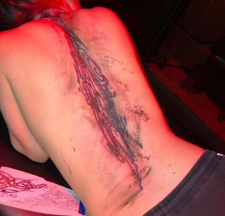 El nuevo tatuaje de Billie Eilish. Foto: billieeilish
