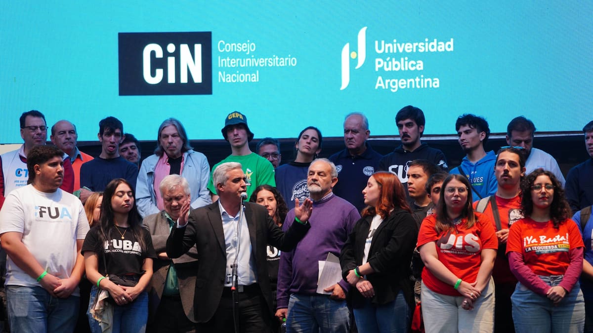 Qué dice el comunicado leído en la Marcha Federal Universitaria: el pedido a la Corte Suprema por el financiamiento
