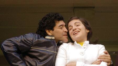 Diego y Dalma Maradona. Foto: NA.