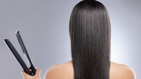 cabello plancha belleza Foto Alamy Reuters