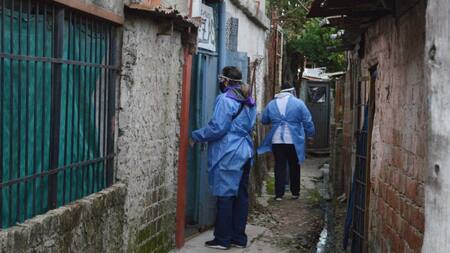 Operativo en Villa Azul, coronavirus, NA