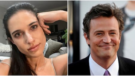 Molly Hurwitz y Matthew Perry. Fotos: Instagram - Reuters.