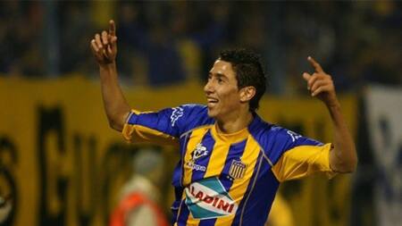 Ángel Di María en Rosario Central. Foto: NA.