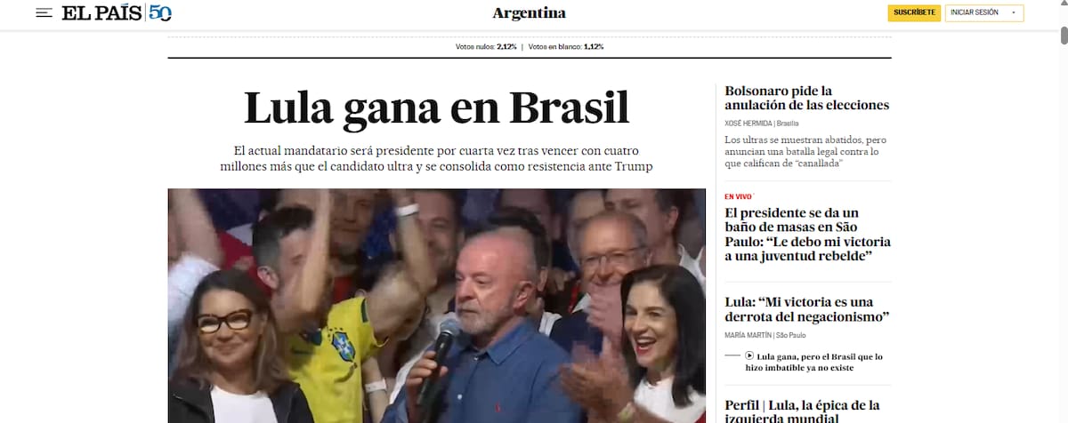 Elecciones en Brasil.