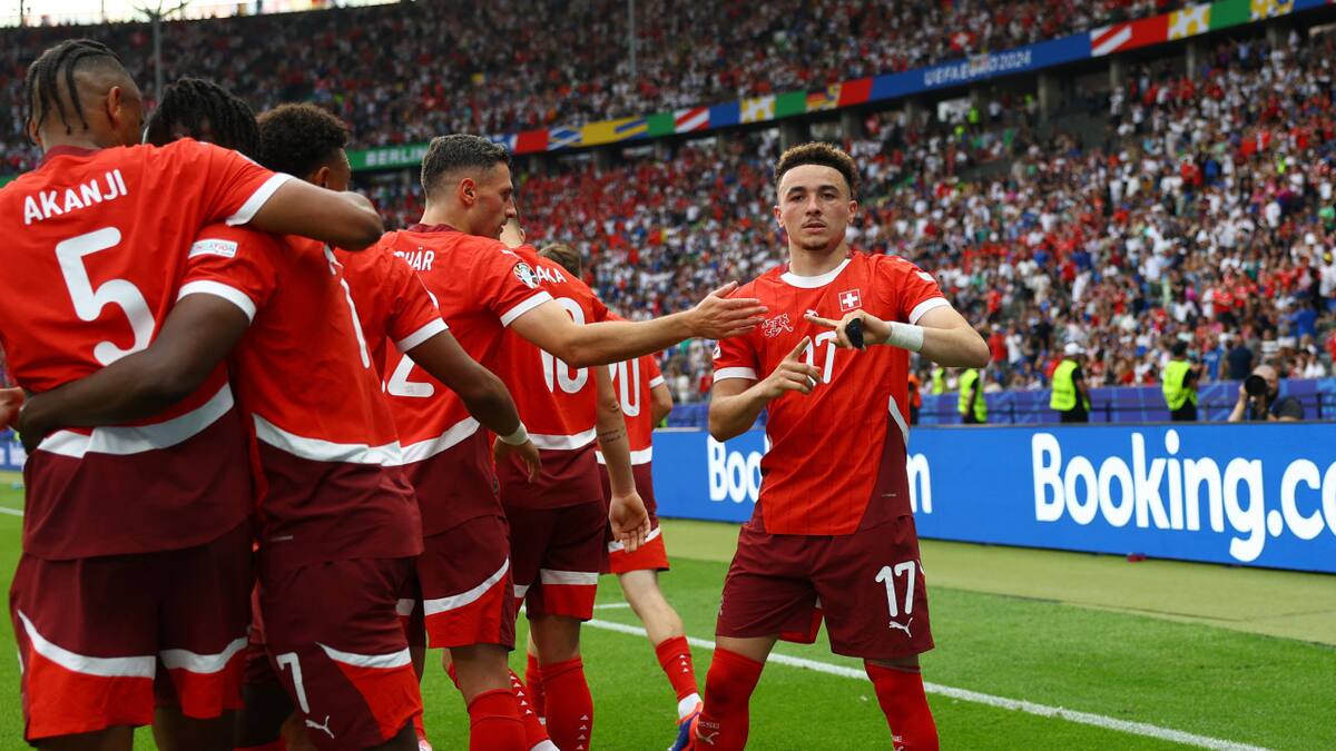 Suiza vs Italia, Eurocopa 2024. Foto: Reuters.