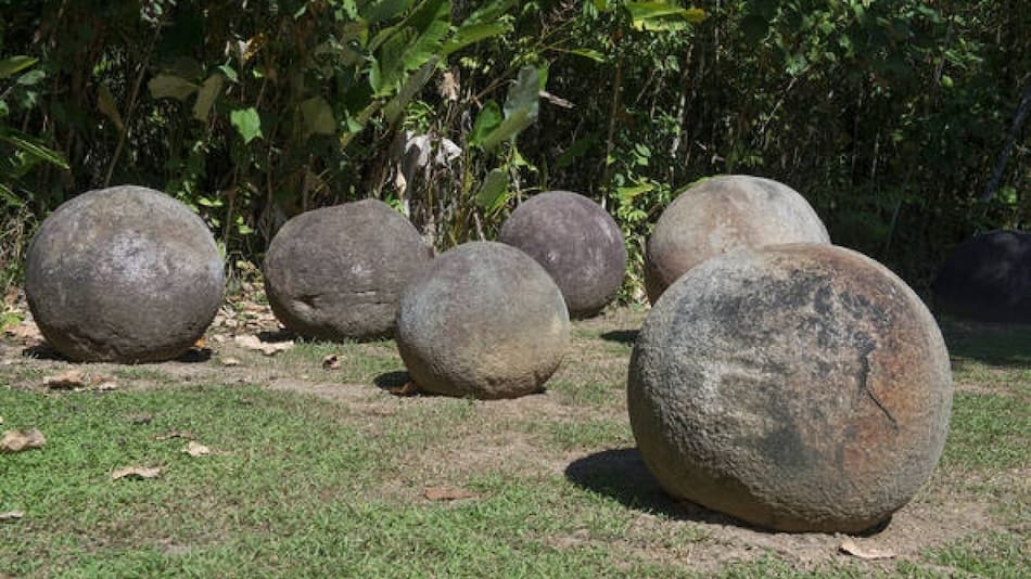 Esferas de piedra de Costa Rica. Fuente: Wikipedia