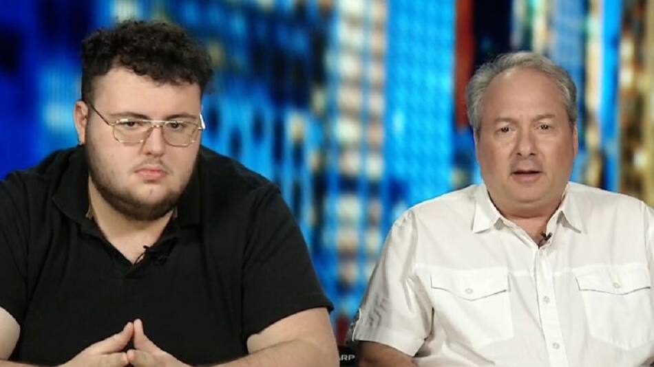 Jay Bloom y su hijo, Sean. Foto: Redes.