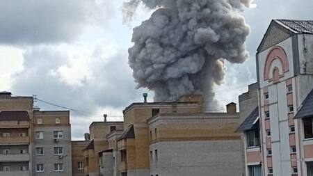 Explosión en Moscú. Foto: Reuters.