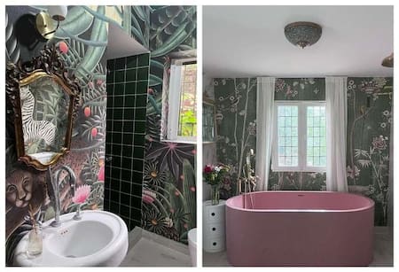 La bañera de lujo de la