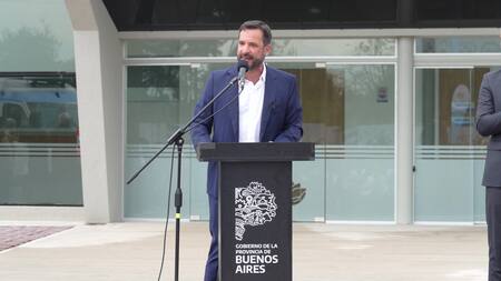 Ariel Sujarchuk en la inauguración de la quinta UDP del partido de Escobar.