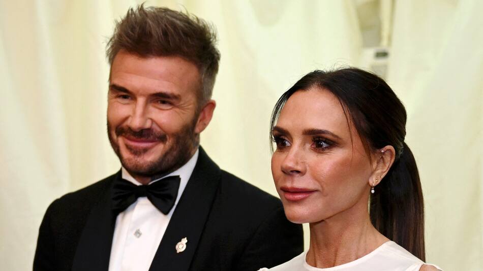 David y Victoria Beckham. Foto: Reuters-Finnbarr Webster/Pool
