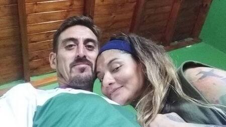 El femicida, Matías Alejandro Guiñazú, y la víctima, Soledad Ibáñez.