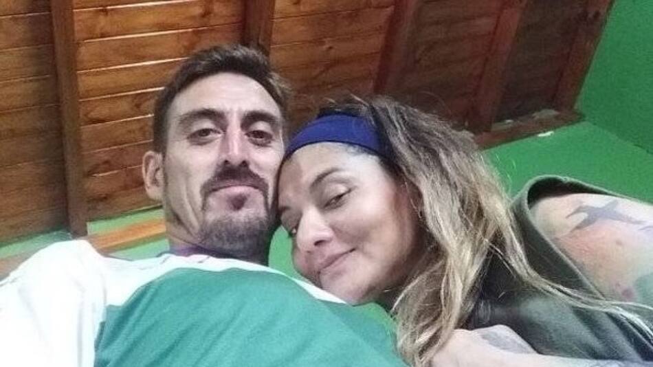 El femicida, Matías Alejandro Guiñazú, y la víctima, Soledad Ibáñez.