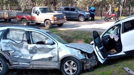 Choque en Ruta 2, Rocío Quiroz y su hija heridas
