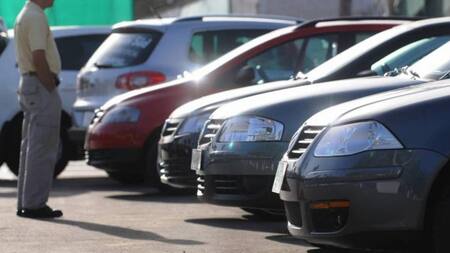 Venta de autos - caída