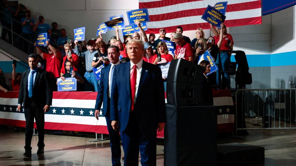Donald Trump en campaña electoral. Foto: Reuters.