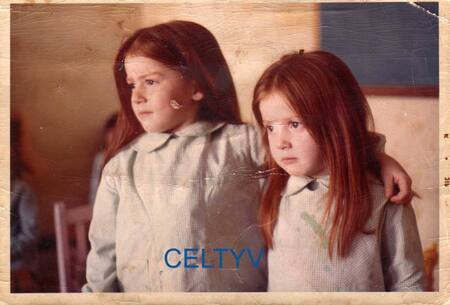 María Cristina y María Fernanda, hijas del capitán Viola y "Maby" Picón. Foto: Centro de Estudios Legales sobre el Terrorismo y sus Víctimas (CELTYV).
