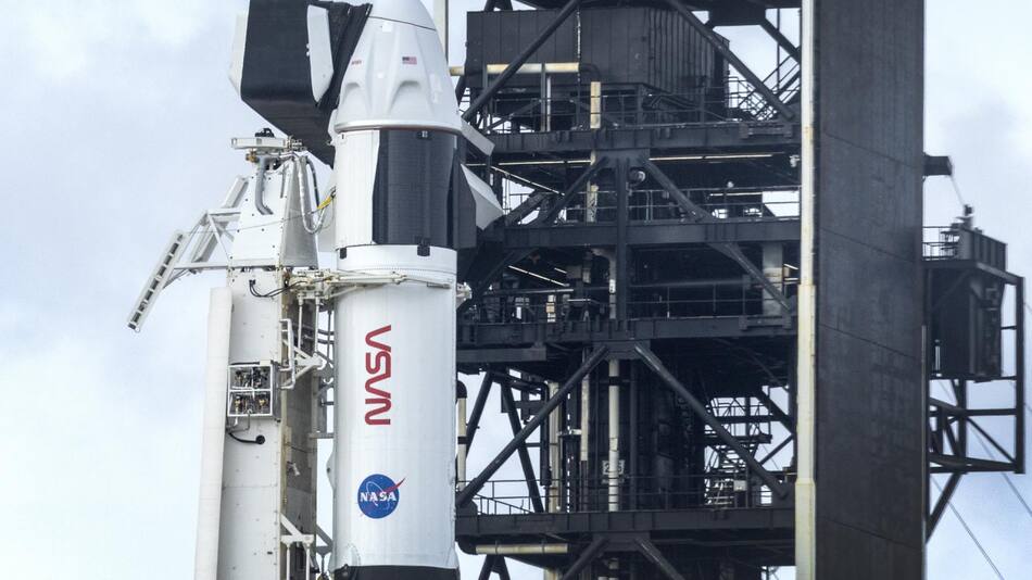 Lanzamiento entre la NASA y SpaceX. Foto: EFE.