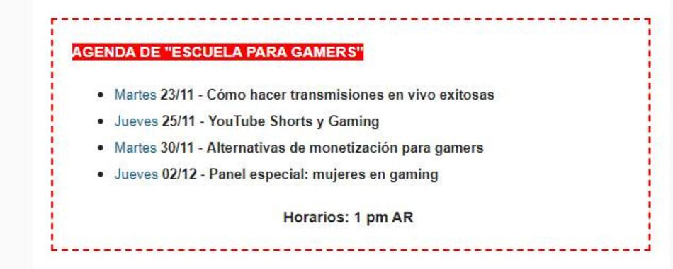 Escuela para gamers