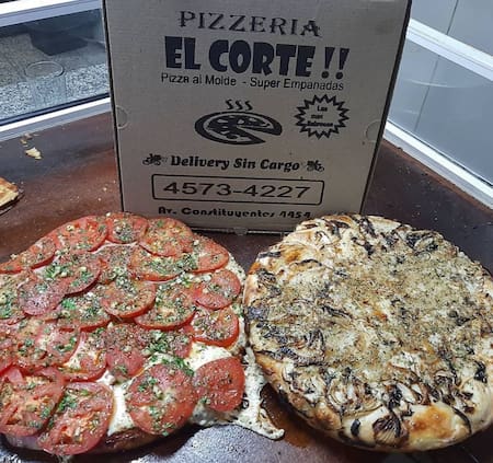 Pizzería El Corte. Foto: @elcortepizzeria2010