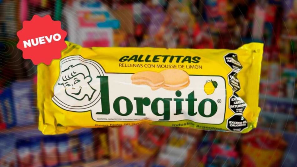 Galletitas Jorgito sabor limón. Foto Infokioscos