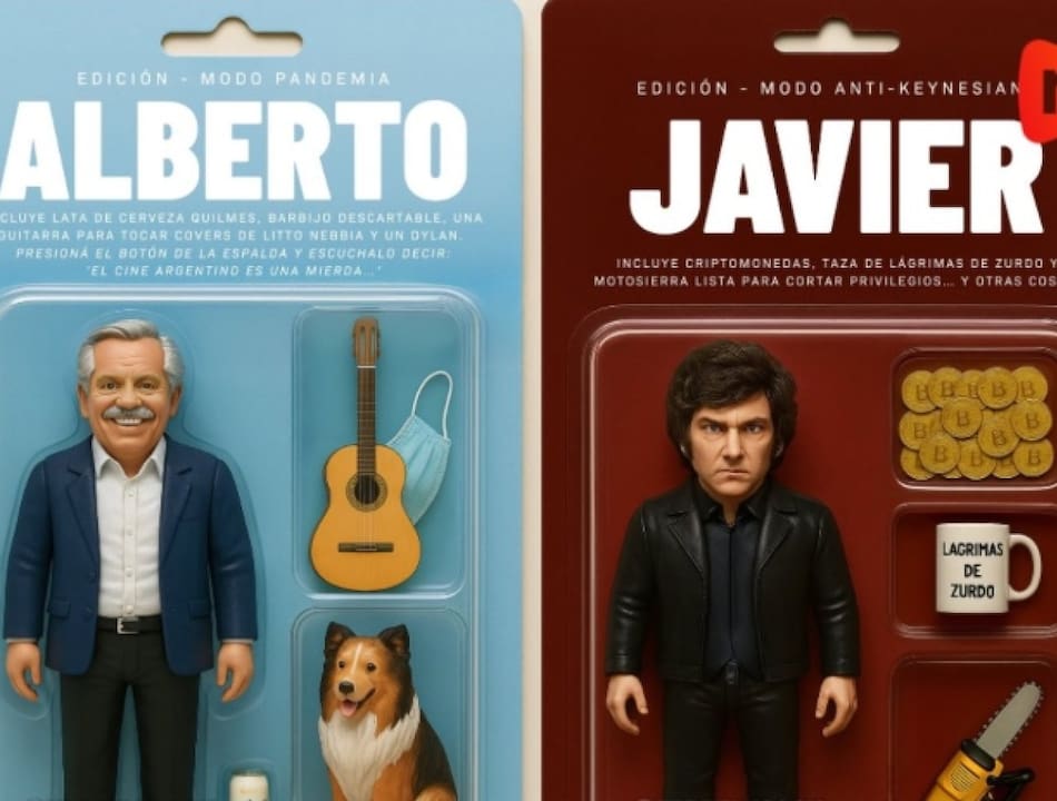 Muñecos hechos con IA. Fuente: X @fmpowermax