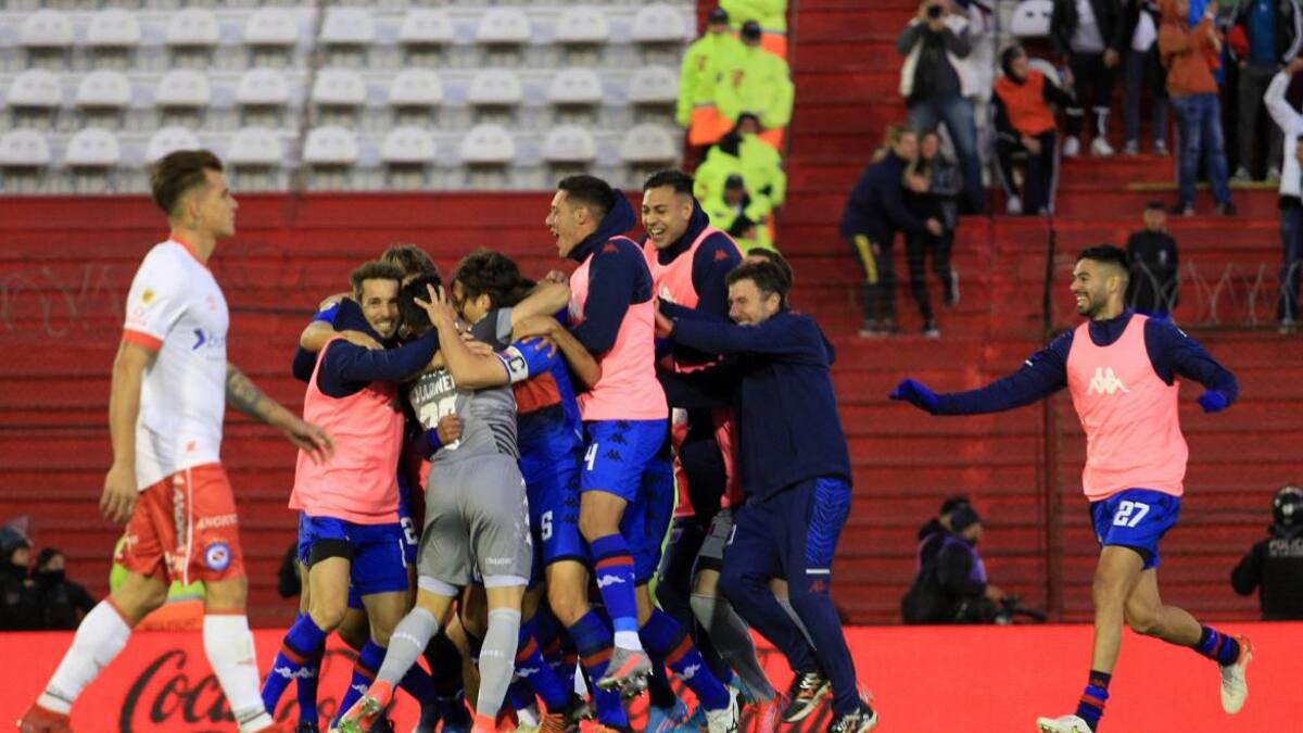 Festejo de Tigre, fútbol argentino, NA