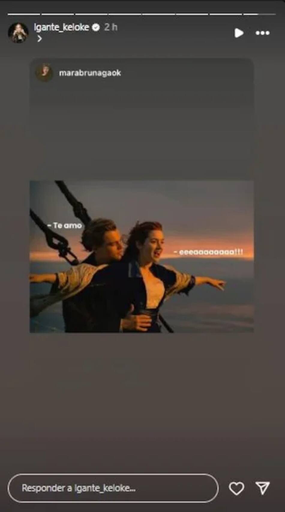 El meme que compartió L-Gante. Foto: Instagram.