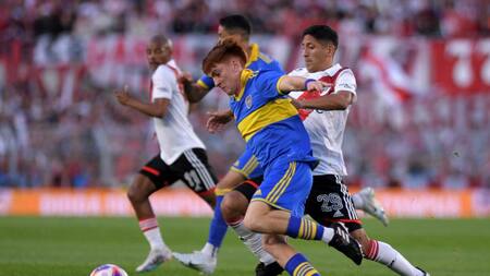 Valentín Barco; River Plate vs. Boca Juniors; Superclásico. Foto: Télam.