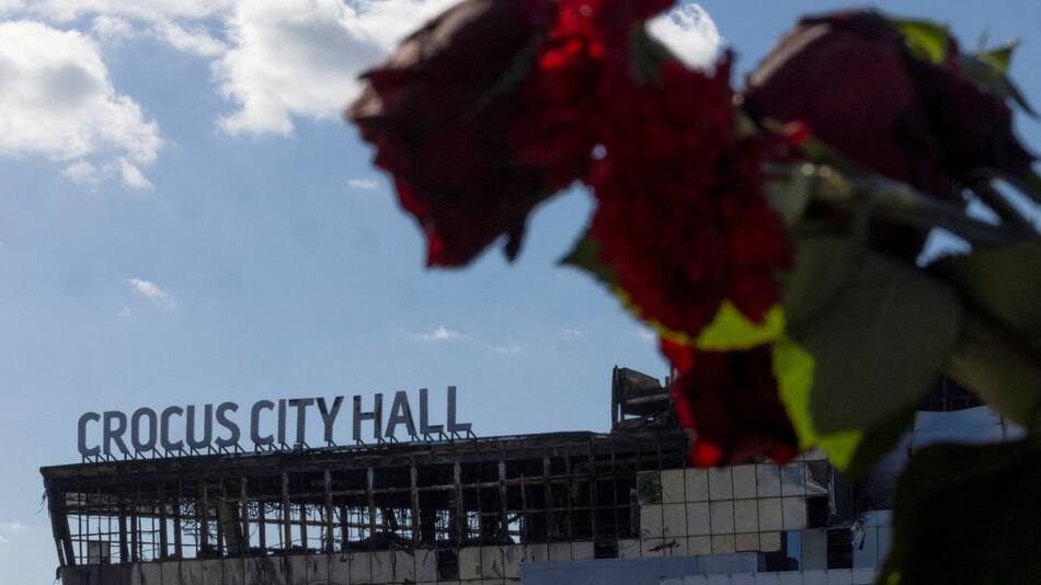 Crocus City Hall, Moscú. Foto: Reuters.