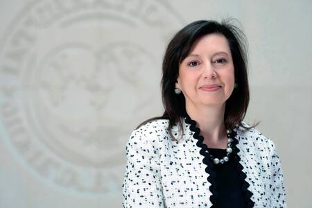 Julie Kozack, vocera del FMI. Foto: NA